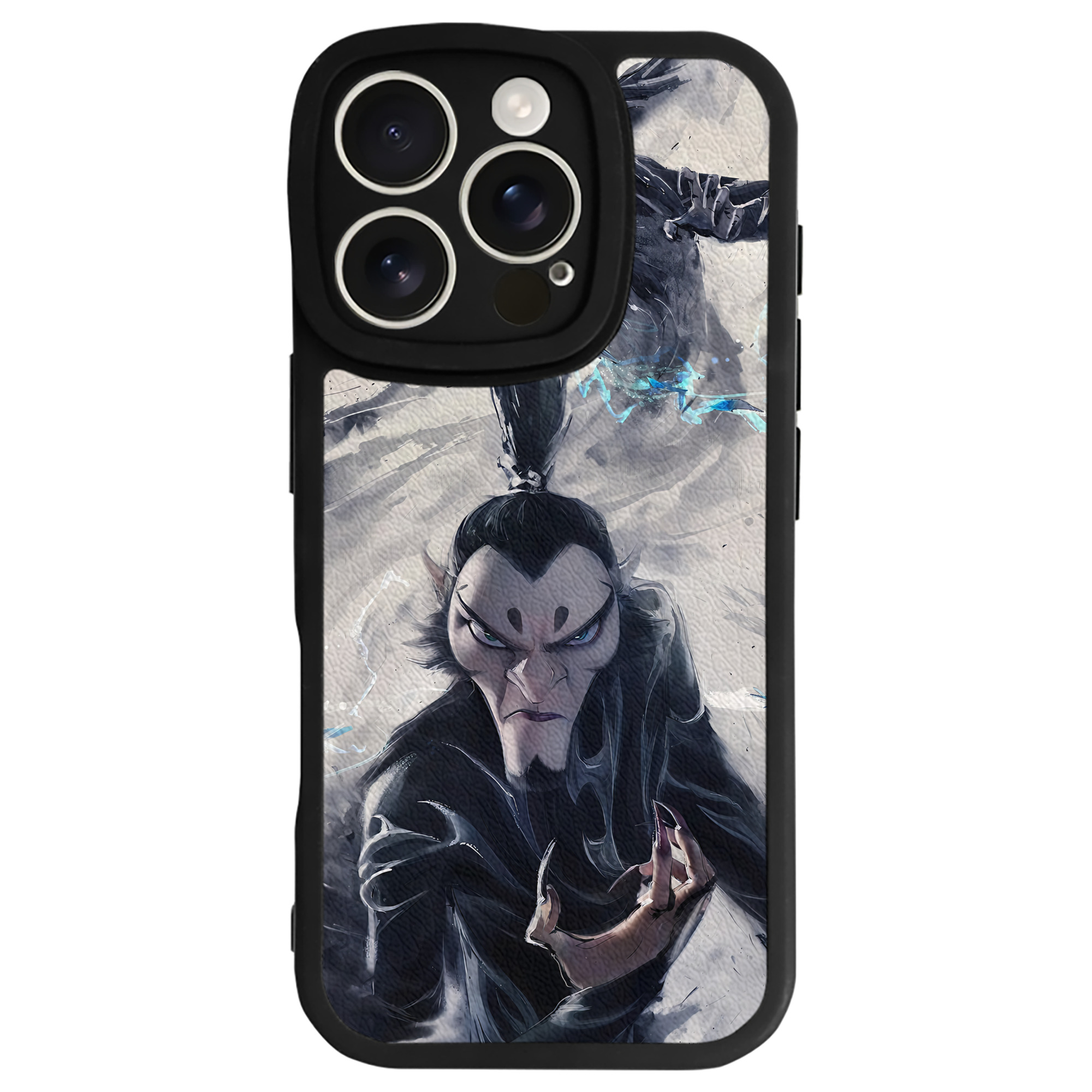 （画像用） Ne Zha 2 ナタ 魔童の大暴れ 【iPhone 16シリーズ対応】シリコンスマホケース（レザー調） 材質：シリコン